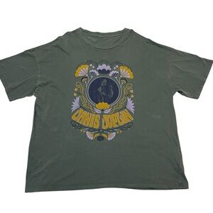 American Eagle Olive Green Janis Joplin Tshirt